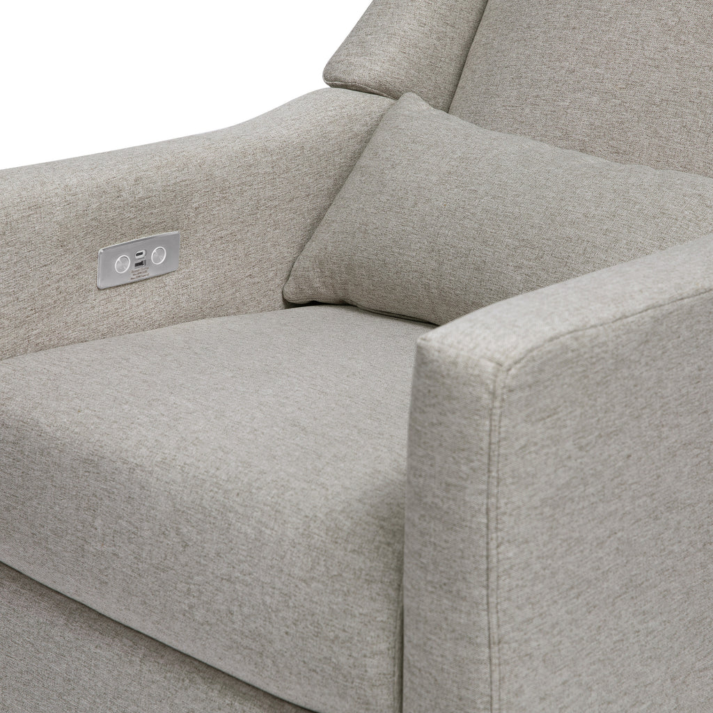 M11288PGEW,Kiwi Glider Recliner w/ Electronic Control and USB in Performance Grey Eco-Weave