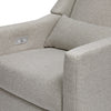 M11288PGEW,Babyletto,Kiwi Glider Recliner w/ Electronic Control and USB in Performance Grey Eco-Weave