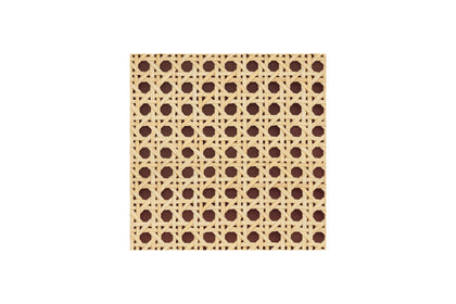 SWATCH243,Babyletto,Babyletto - Crimson w/ Octagonal Natural Cane SWATCH