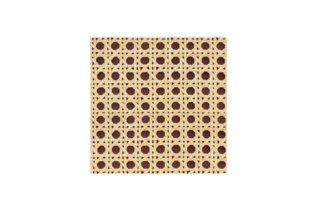 SWATCH243,Babyletto,Babyletto - Crimson w/ Octagonal Natural Cane SWATCH