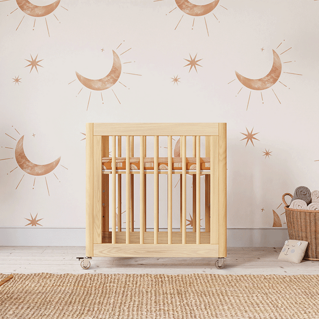 M23401N,Babyletto,Yuzu 8-in-1 Convertible Crib w/All-Stages Conversion Kits in Natural