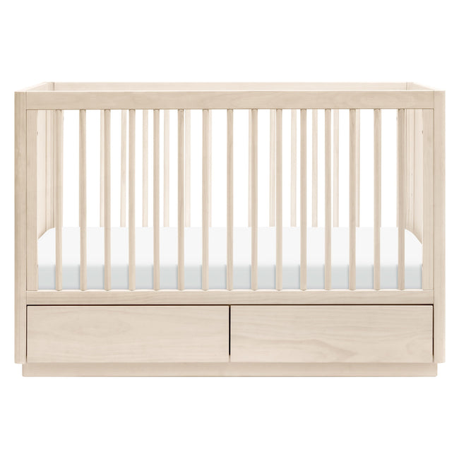 M21601NX,Babyletto,Bento 3-in-1 Convertible Storage Crib w/Toddler Bed Conversion Kit in Washed Natural