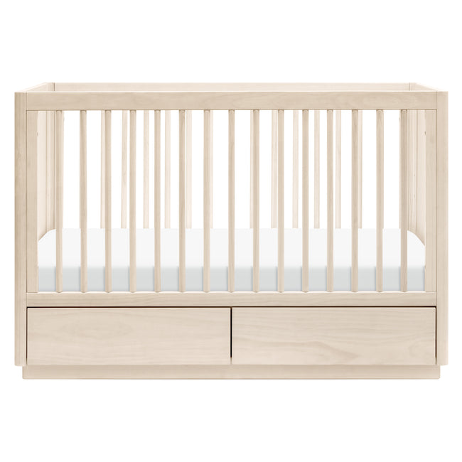 M21601NX,Babyletto,Bento 3-in-1 Convertible Storage Crib w/Toddler Bed Conversion Kit in Washed Natural