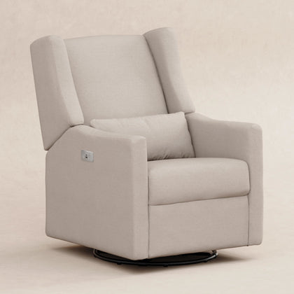 M11288PBEW,Babyletto,Kiwi Glider Recliner w/ Electronic Control and USB in Performance Beach Eco-Weave