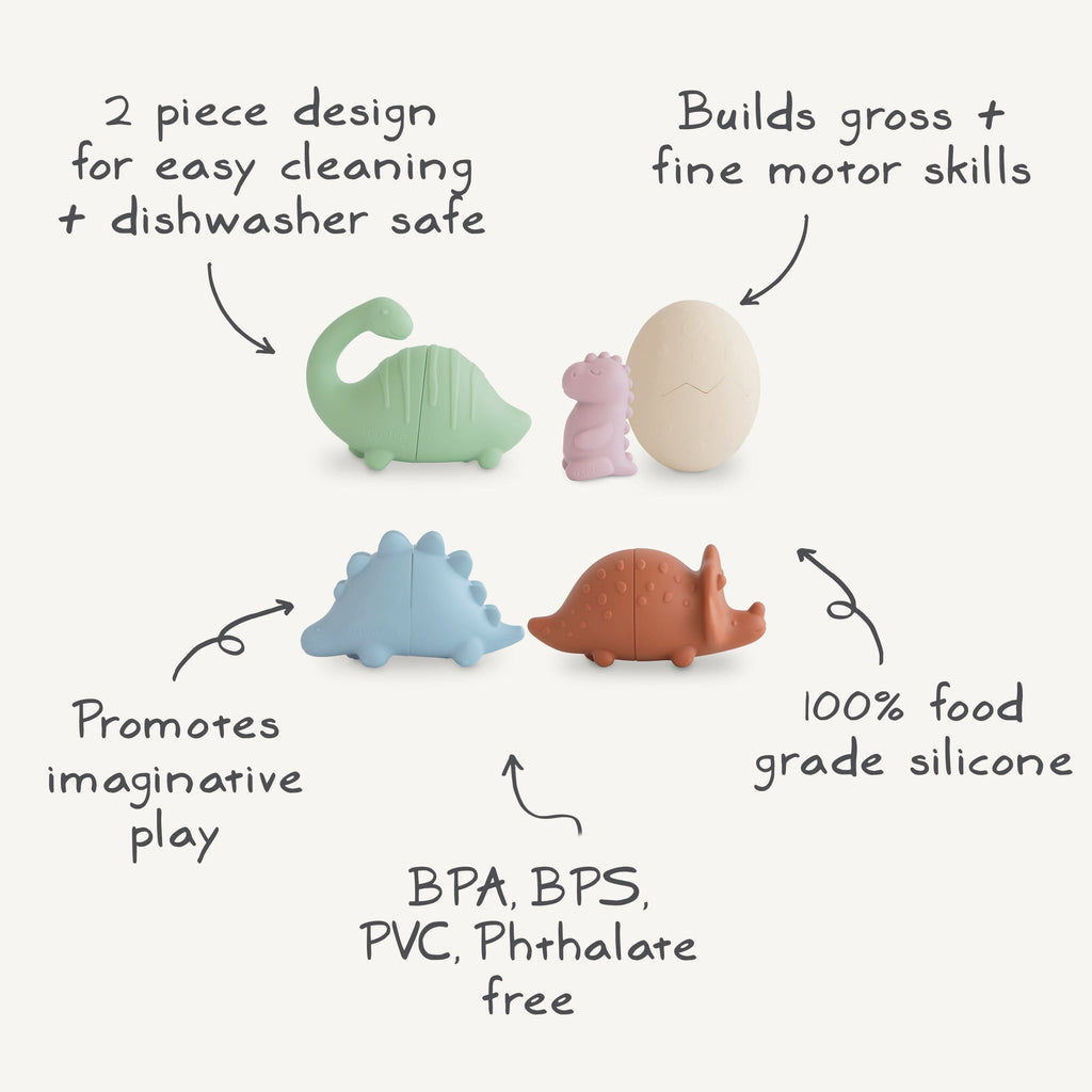 MFBS-5001, Dino Mold Free Bath Play Set