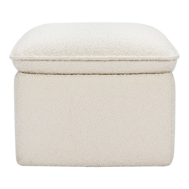 M20985WB,Babyletto,Cali Storage Ottoman in Ivory Boucle