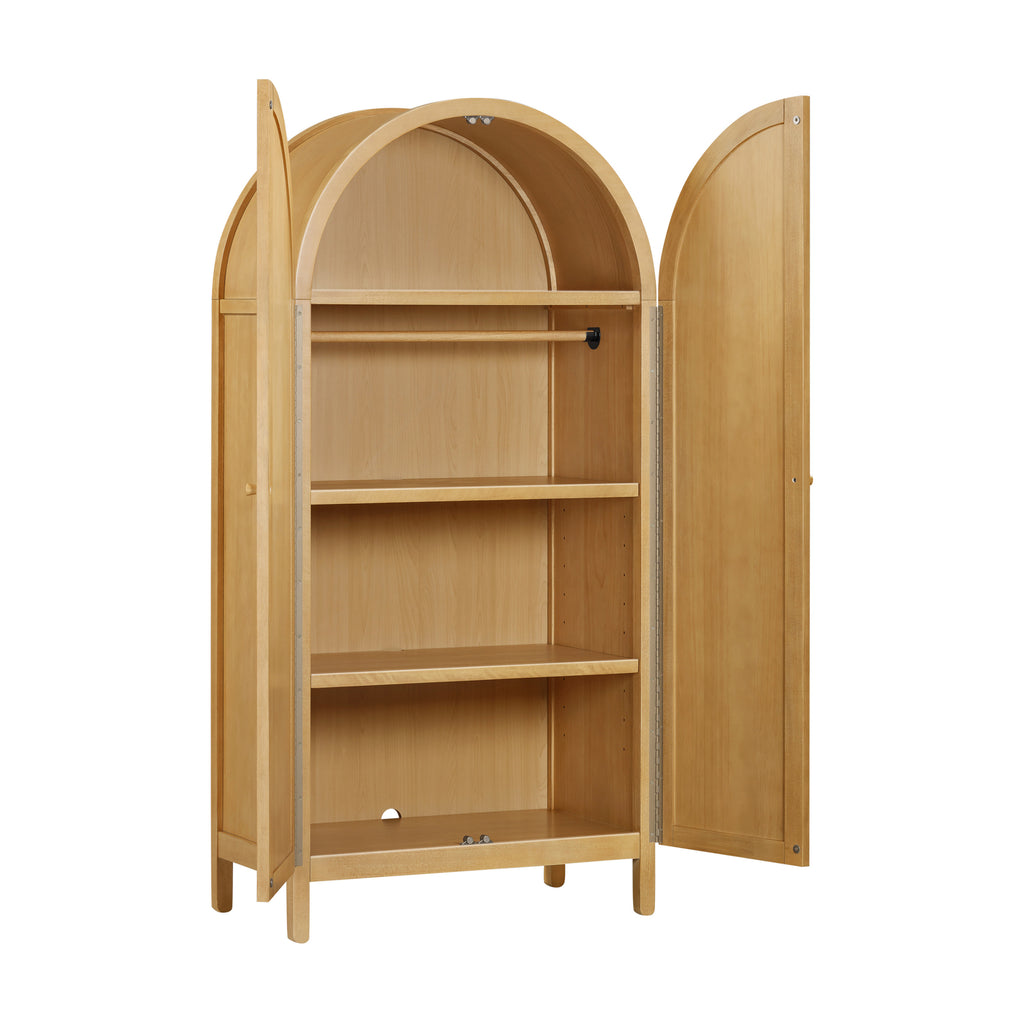 M25929HY,Babyletto,Bondi Cane Armoire  Assembled in Honey