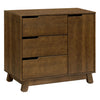 M4223NL,Babyletto,Hudson 3-Drawer Changer Dresser w/Removable Changing Tray in Natural Walnut