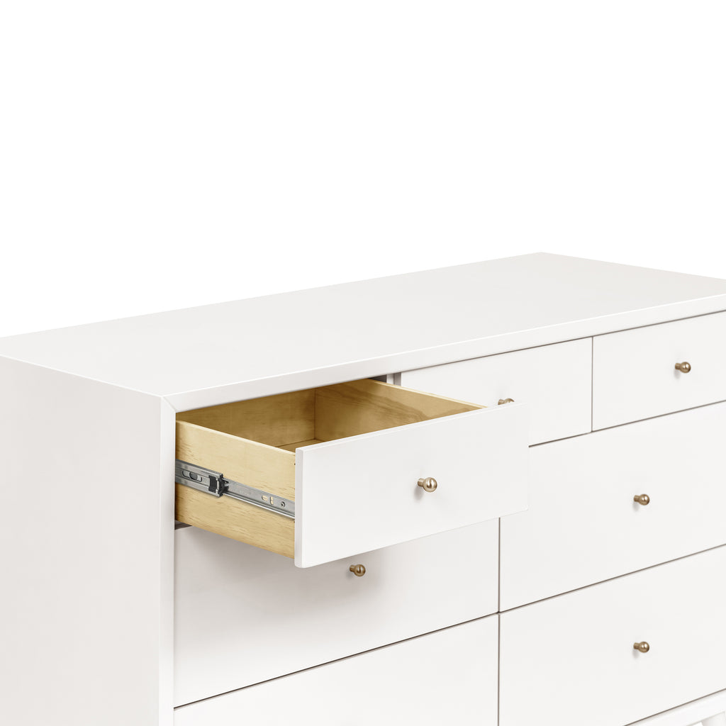 M15916RW,Babyletto,Palma 7-Drawer Double Dresser  Assembled in Warm White