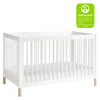 M12901WNX,Babyletto,Gelato 4-in-1 Convertible Crib w/Toddler Conversion Kit in White  NX Feet