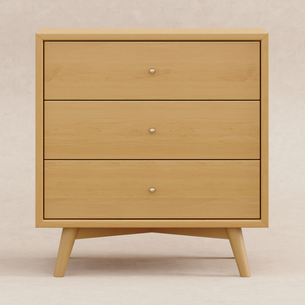 M15913HY,Babyletto,Palma 3-Drawer Assembled Dresser in Honey