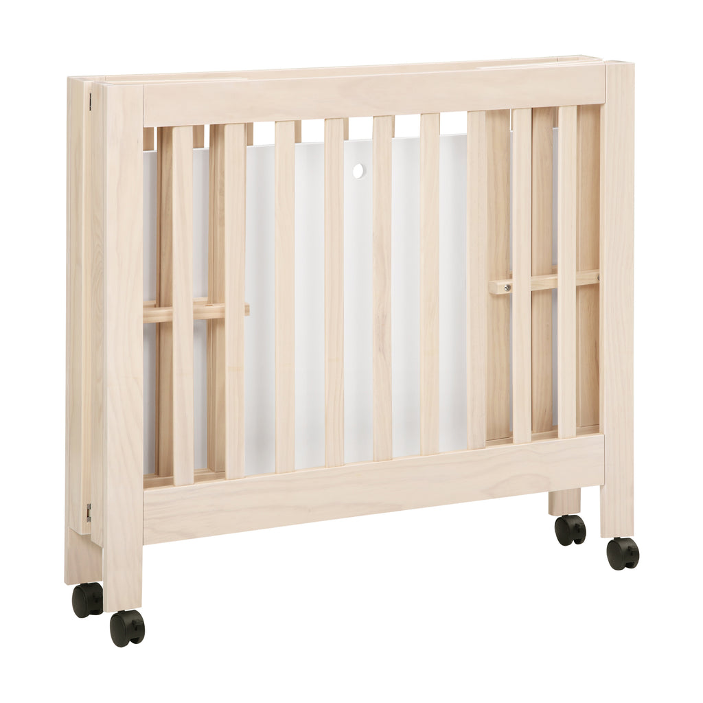 M6698NX,Babyletto,Origami Mini Crib in Washed Natural