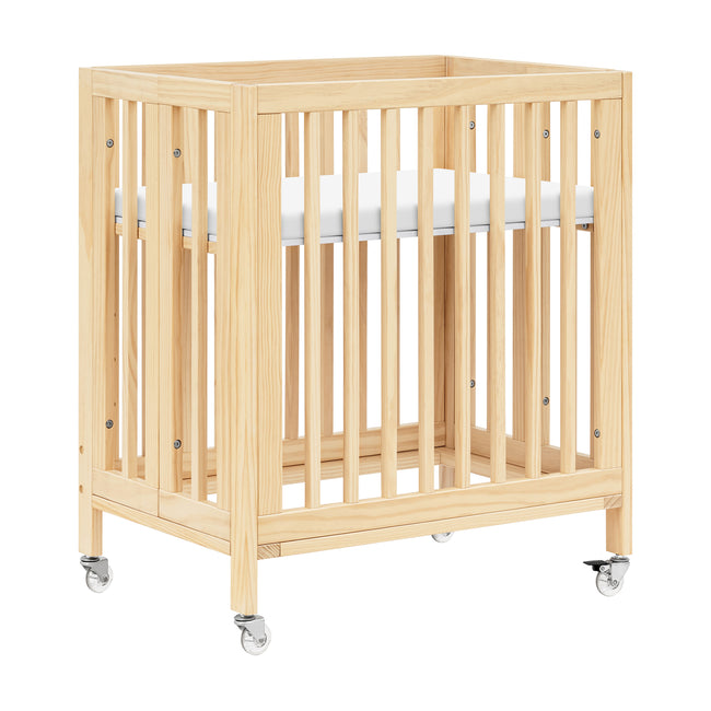 M30880BD,Babyletto,Rolli 9-in-1 Convertible All-Stages® Crib w/ Bassinet & Toddler Bed Kits in Blonde