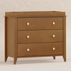 M10323CTN,Babyletto,Sprout 3-Drawer Changer Dresser in Chestnut and Natural Finish