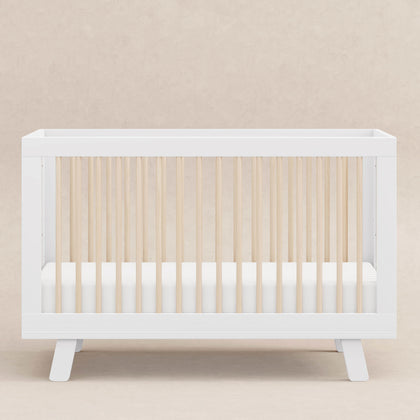 Hudson 3-in-1 Convertible Crib with Toddler Bed Conversion Kit