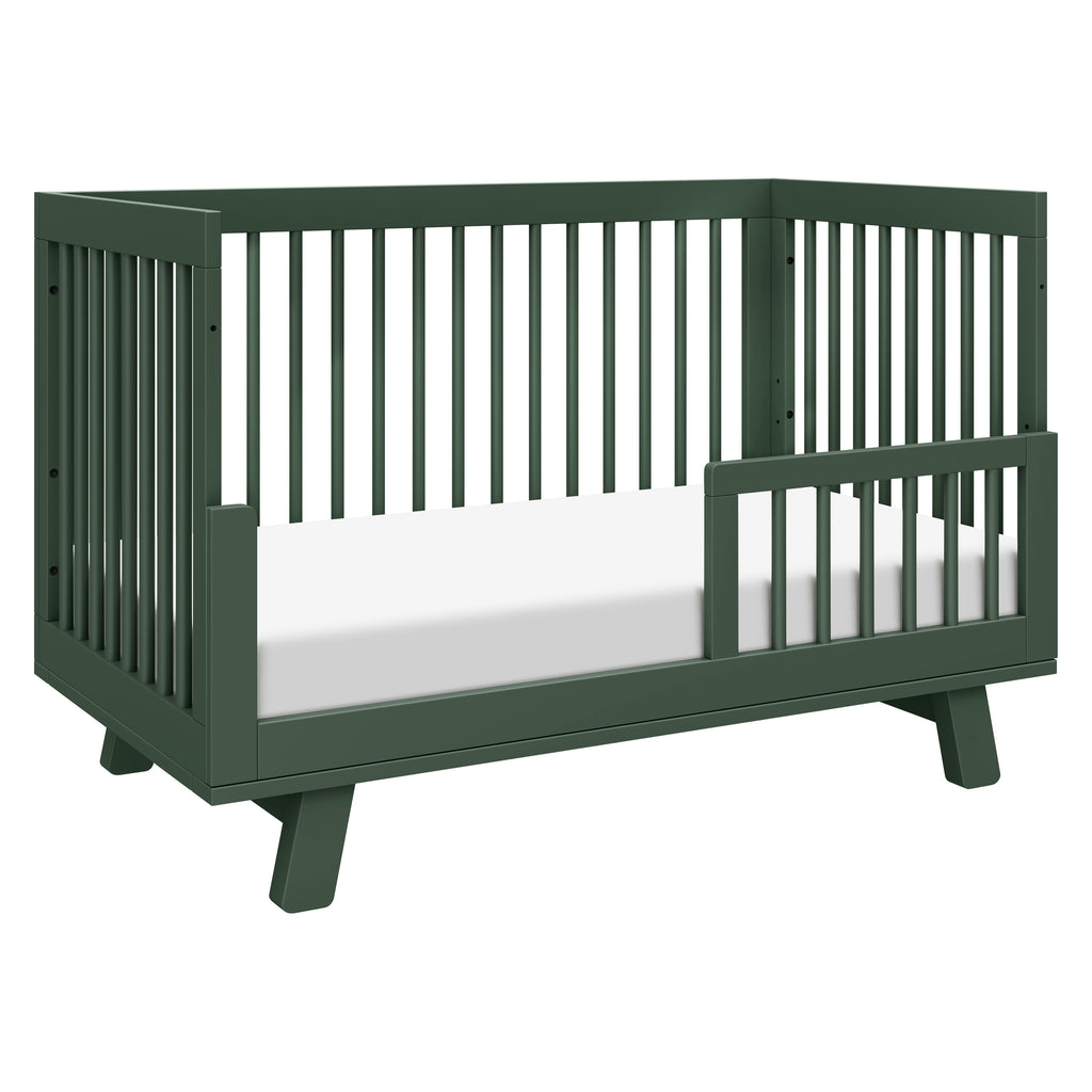 M4201FRGR,Babyletto,Hudson 3-in-1 Convertible Crib w/Toddler Bed Conversion Kit in Forest Green