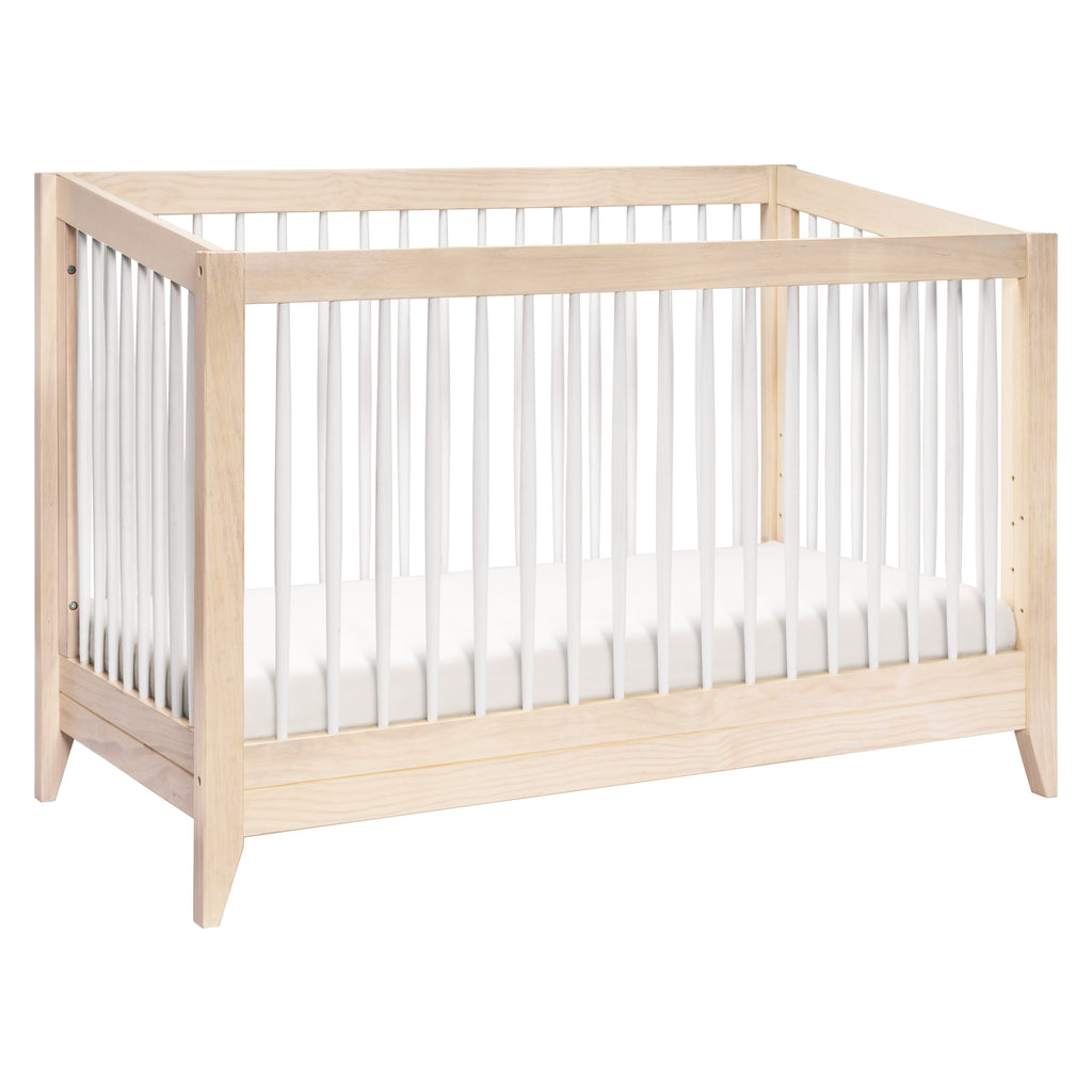 M10301NXW,Babyletto,Sprout 4-in-1 Convertible Crib w/Toddler Bed Conversion Kit in W Natural/White