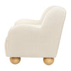M31903PWB,Babyletto Kids,Swoops Kids Chair in Performance Ivory Boucle