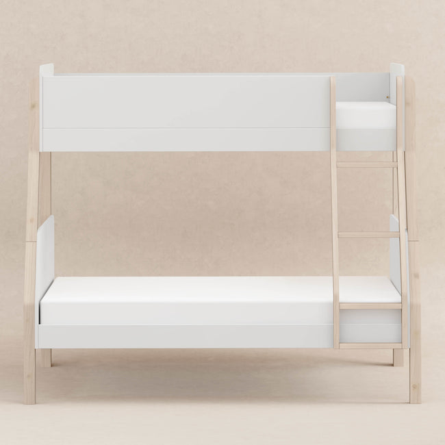 M18495WNX,Babyletto Kids,TipToe Twin-Over-Full Bunk Bed in White and Washed Natural
