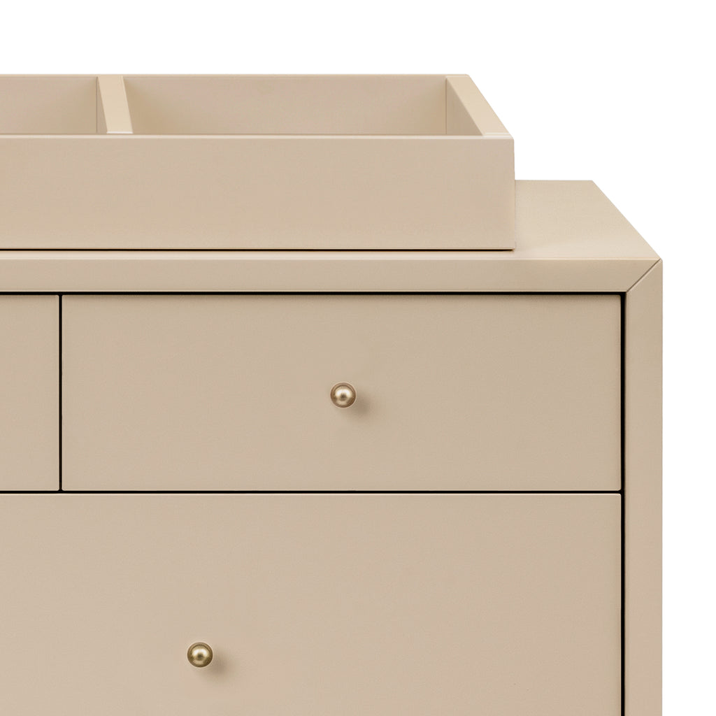 M0619TPE,The MDB Family,Universal Wide Removable Changing Tray in Taupe