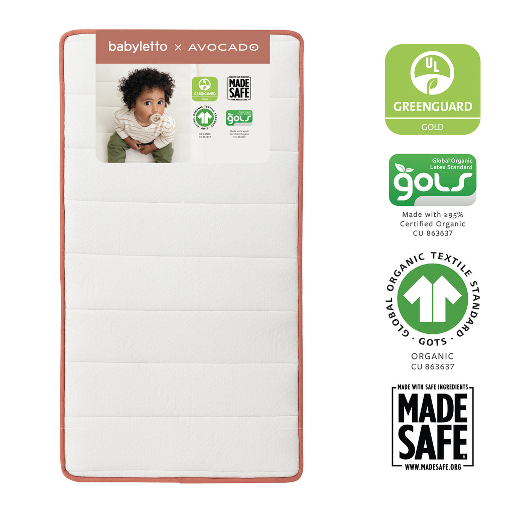 M53102A,Babyletto,Babyletto x Avocado Organic Crib Mattress 2-Stage and 100% Nontoxic