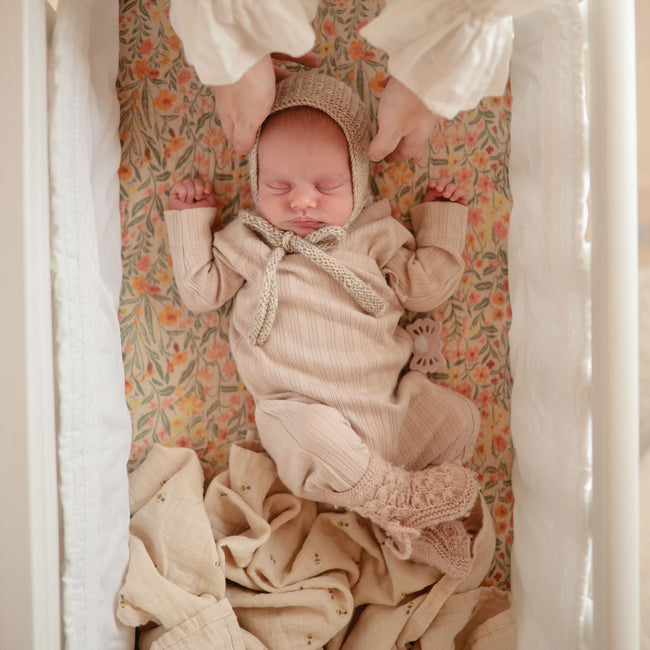 MCS-359, Mushie Extra Soft Muslin Crib Sheet