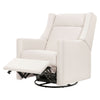 M11283PCMEW,Babyletto,Kiwi Deluxe Power Glider Recliner w/Heat&Massage in Performance Cream Eco-Weave