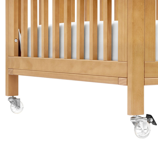 M30880HY,Babyletto,Rolli 9-in-1 Convertible All-Stages® Crib w/ Bassinet & Toddler Bed Kits in Honey