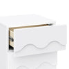M31160WHY,Babyletto Kids,Lido Wave Nightstand in White and Honey