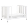 M30880W,Babyletto,Rolli 9-in-1 Convertible All-Stages® Crib w/ Bassinet & Toddler Bed Kits in White