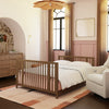 M30880NL,Babyletto,Rolli 9-in-1 Convertible All-Stages® Crib w/ Bassinet & Toddler Bed Kits in Natural Walnut