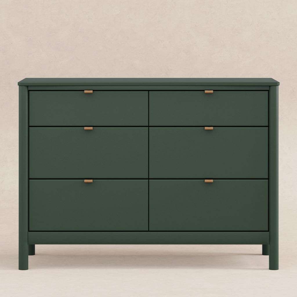 M25616FRGR,Babyletto,Bondi 6-Drawer Assembled Dresser in Forest Green