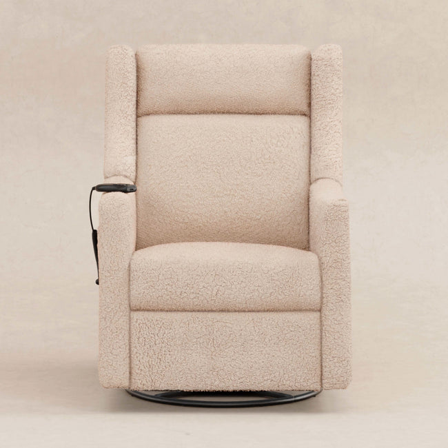 M11283CSG,Babyletto,Kiwi Deluxe Power Glider Recliner w/Heat&Massage in Chai Shearling