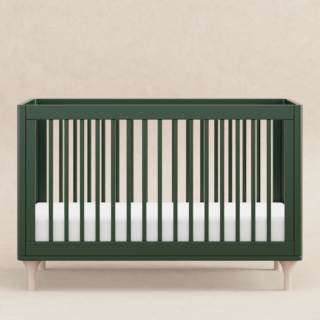 M9001FRGRNX,Babyletto,Lolly 3-in-1 Convertible Crib w/Toddler Conversion  Forest Green/Washed Natural