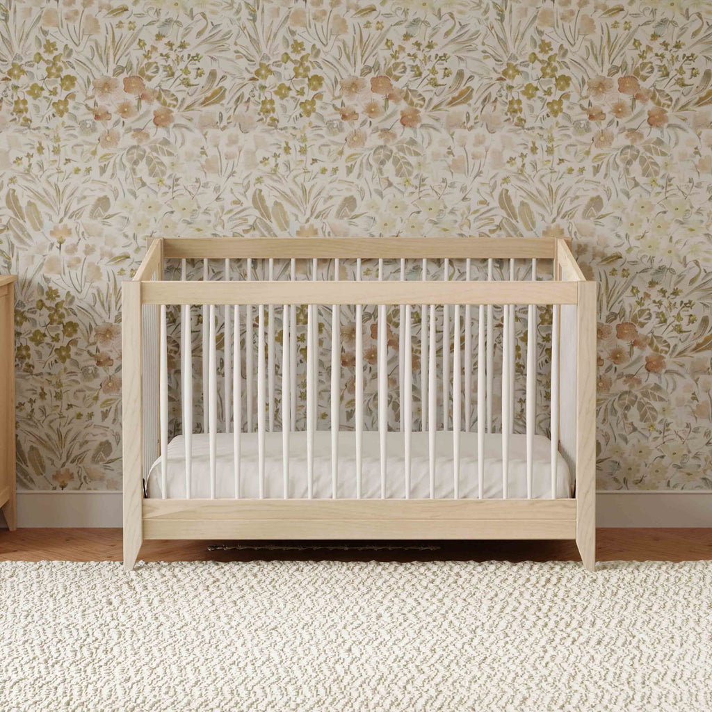 M10301NXW,Babyletto,Sprout 4-in-1 Convertible Crib w/Toddler Bed Conversion Kit in W Natural/White