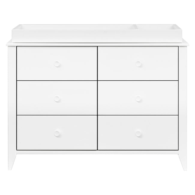 M10326W,Babyletto,Sprout 6-Drawer Double Dresser in White