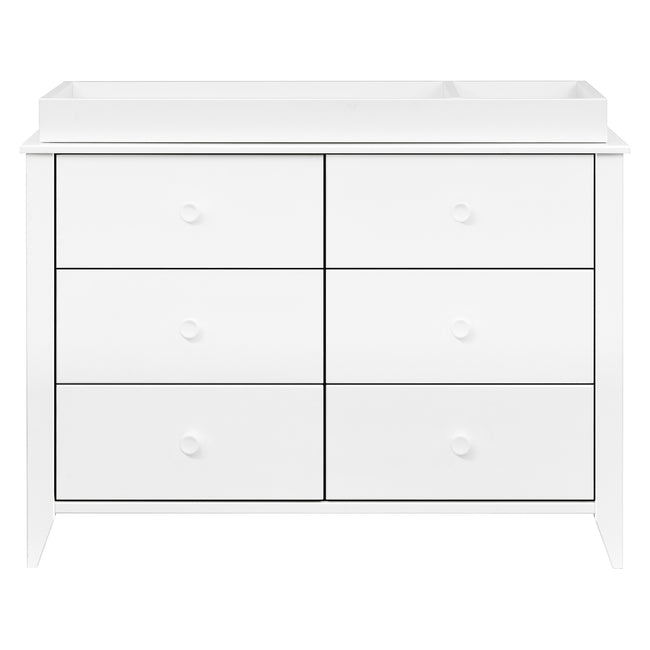 M10326W,Babyletto,Sprout 6-Drawer Double Dresser in White