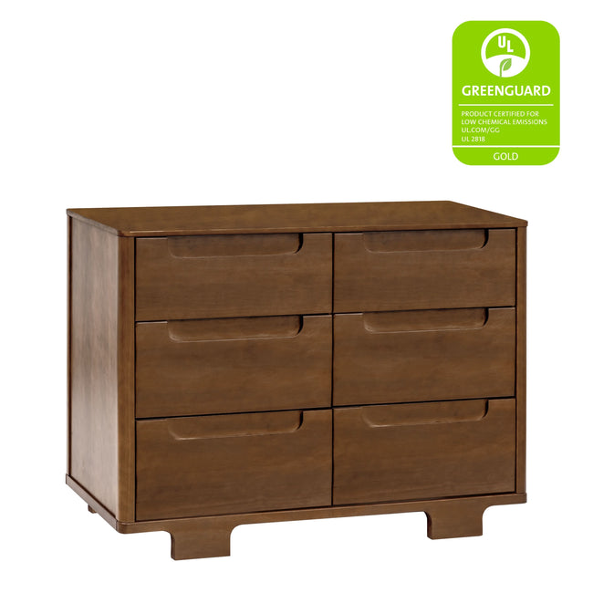 M23426NL,Babyletto,Yuzu 6-Drawer Dresser in Natural Walnut