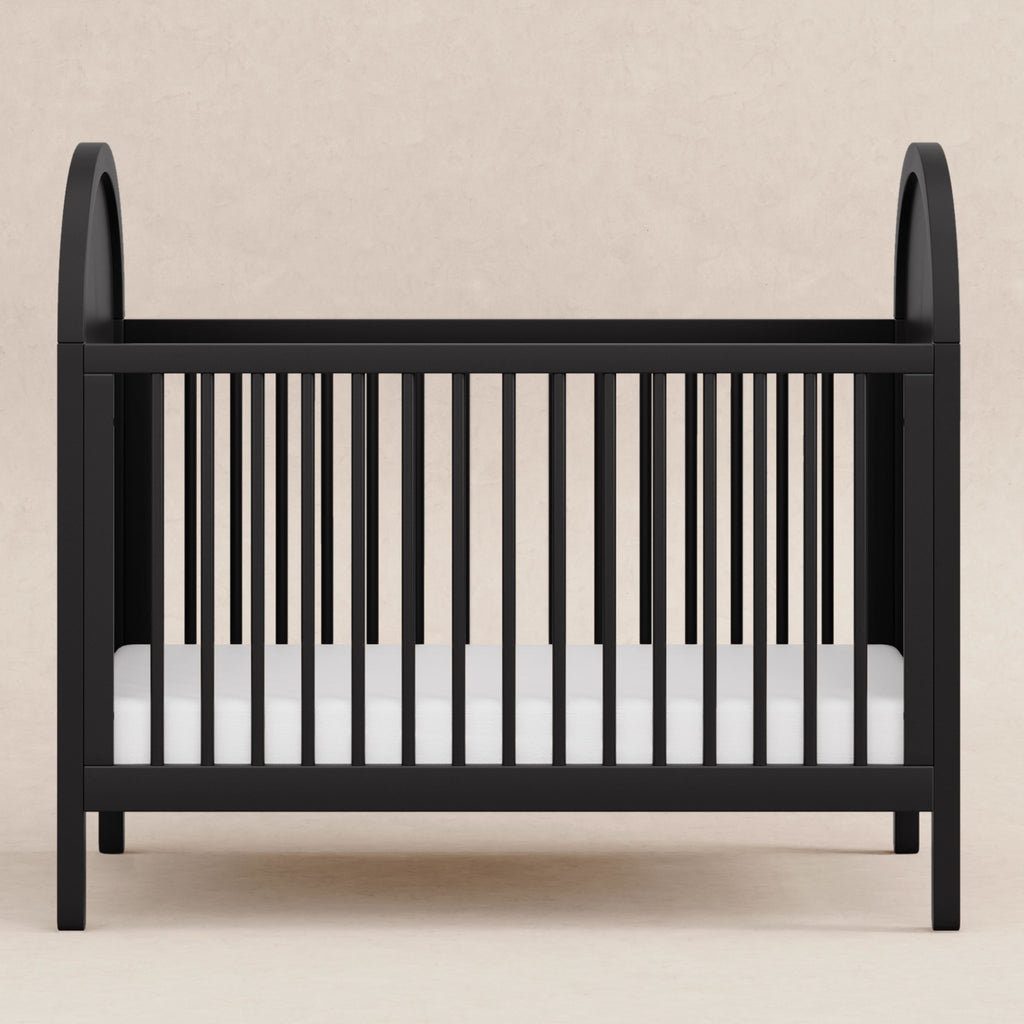 M25601BNC,Babyletto,Bondi Cane 3-in-1 Convertible Crib w/ Toddler Bed Kit in Black with Natural Cane