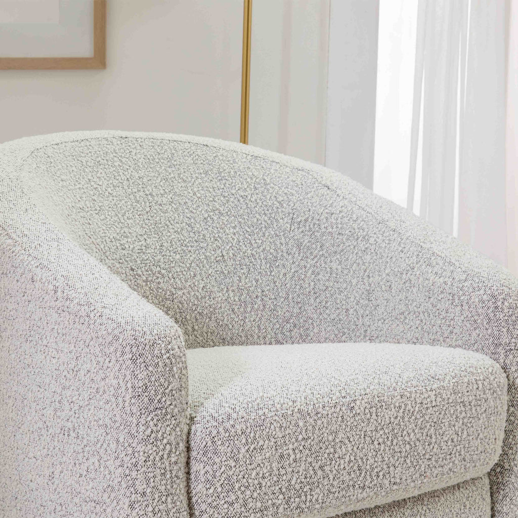 M5887BWB,Babyletto,Madison Swivel Glider in Black White Boucle