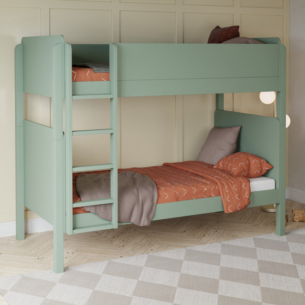 M18494LS,Babyletto,TipToe Bunk Bed in Light Sage