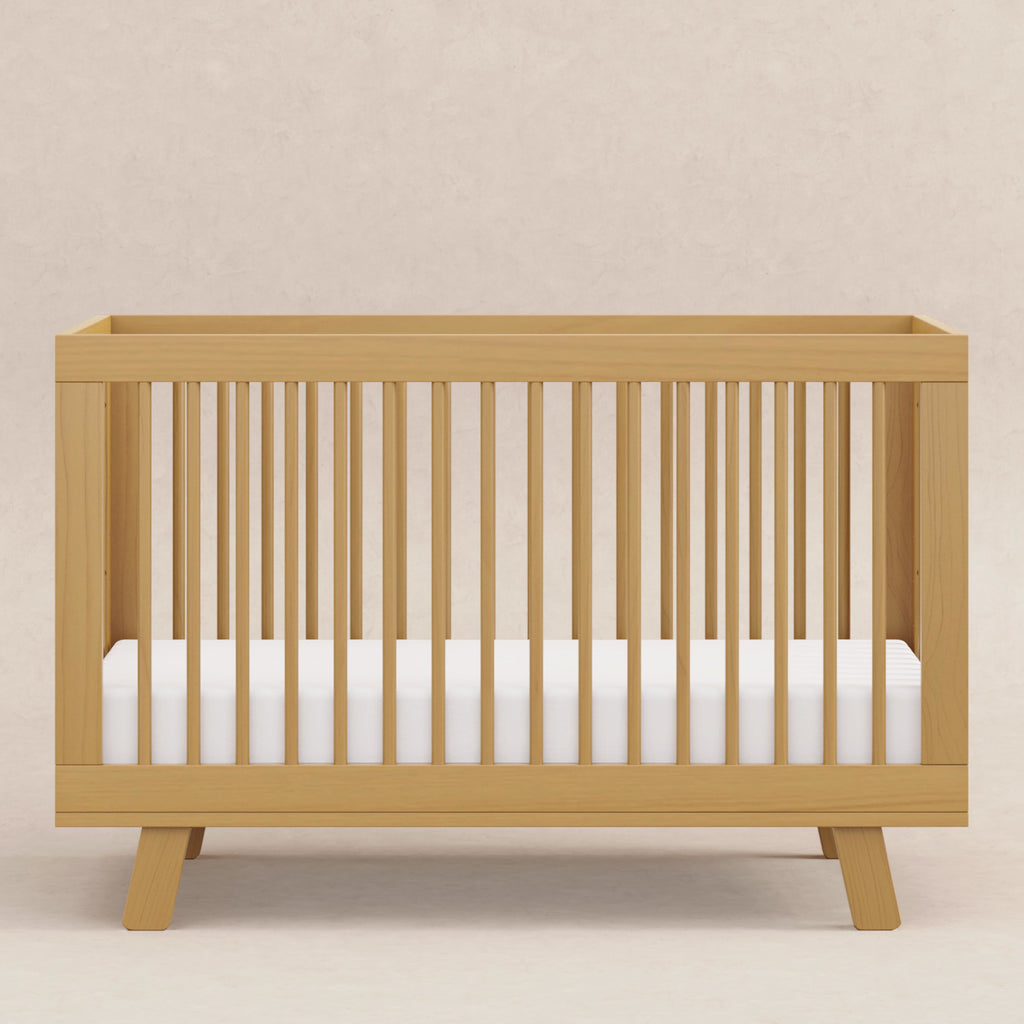 M4201HY,Babyletto,Hudson 3-in-1 Convertible Crib w/Toddler Bed Conversion Kit in Honey Finish