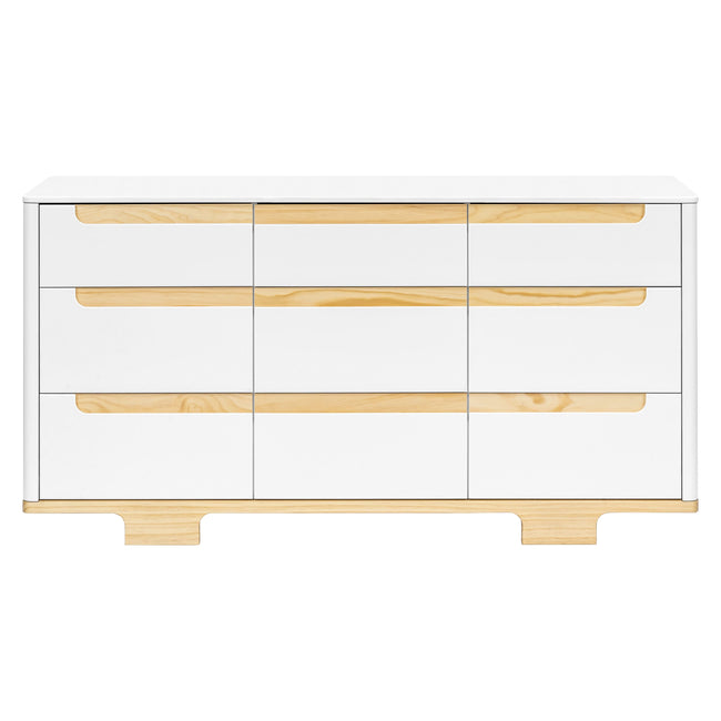 M23428WN,Babyletto,Yuzu 9-Drawer Dresser  Assembled in White/Natural