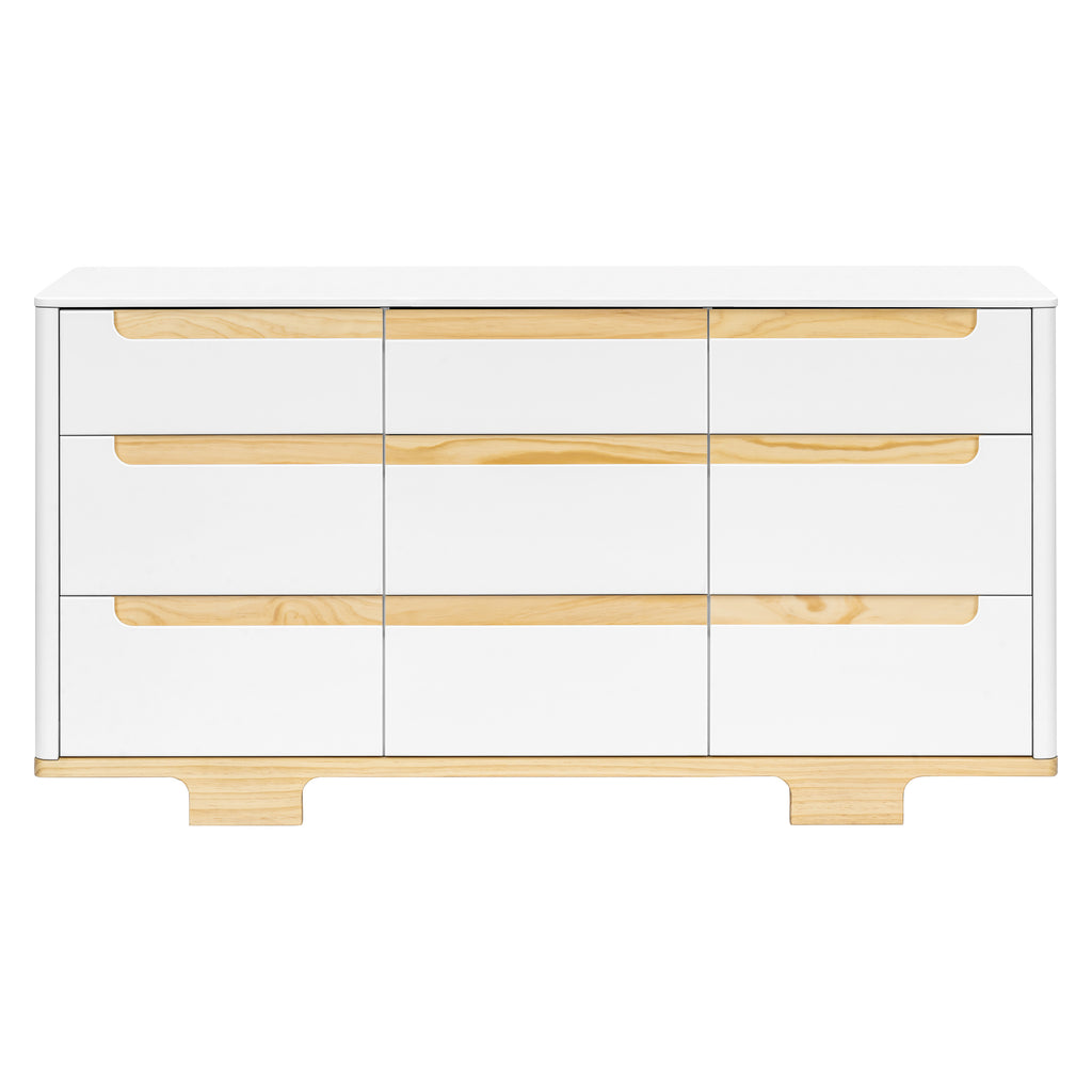 M23428WN,Babyletto,Yuzu 9-Drawer Dresser  Assembled in White/Natural