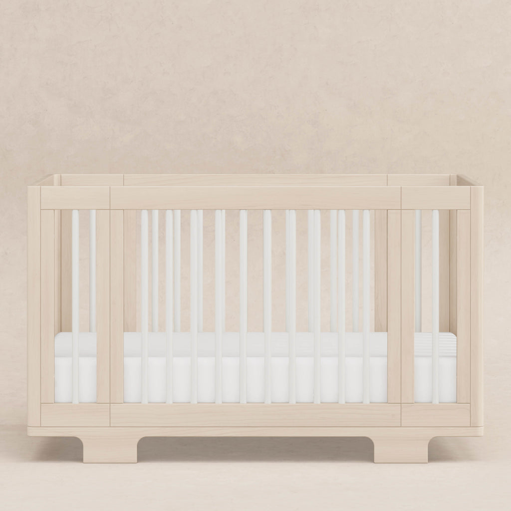 M23401NXW,Babyletto,Yuzu 8-in-1 Convertible Crib w/All-Stages Conversion in Washed Natural/White