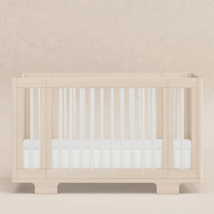M23401NXW,Babyletto,Yuzu 8-in-1 Convertible Crib w/All-Stages Conversion in Washed Natural/White