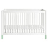 M12901WNX,Babyletto,Gelato 4-in-1 Convertible Crib w/Toddler Conversion Kit in White  NX Feet
