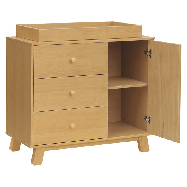 M32523HY,Babyletto,Hudson Modern 3-Drawer Dresser in Honey