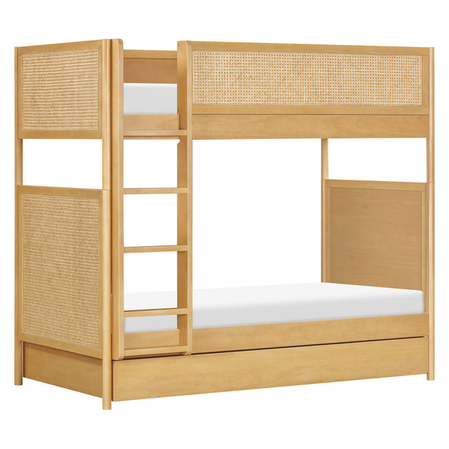 M25994HYNC,Babyletto Kids,Bondi Cane Convertible Bunk Bed in Honey