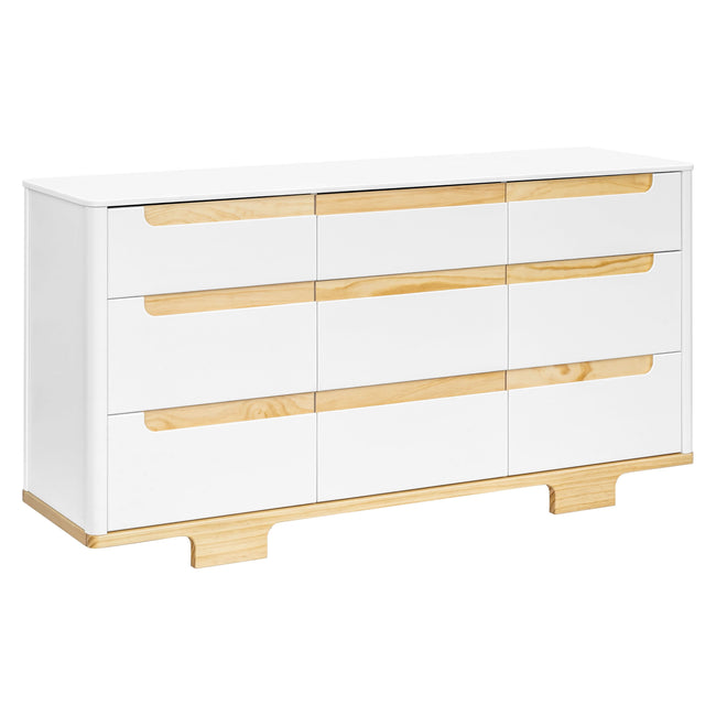 M23428WN,Babyletto,Yuzu 9-Drawer Dresser  Assembled in White/Natural